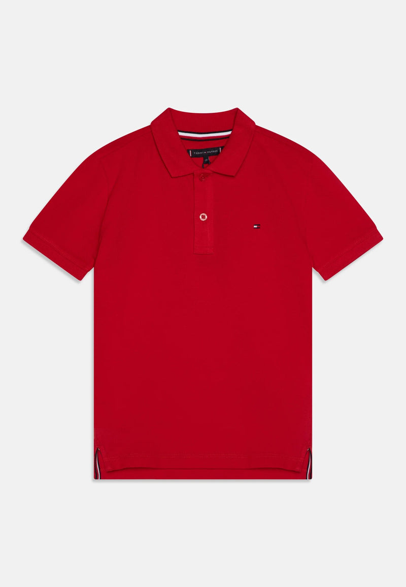 Tommy Hilfiger polo rossa neonato cotone estiva baby basic - ROSSO | CammarataMode