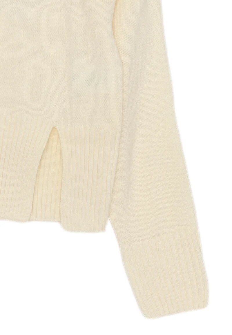 Gaelle Paris Maglioncino Panna Bambina Acrilico Girocollo | Sportivo AI25 | CammarataMode