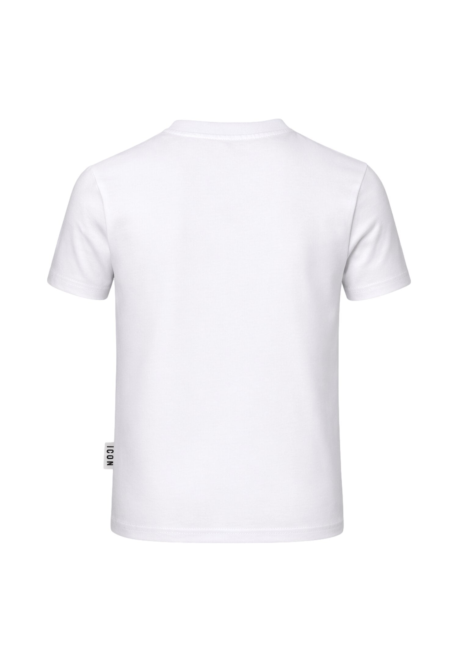 Icon Tshirt Bianca Logo Scotch Bambino Maniche Corte - IBKS001195_