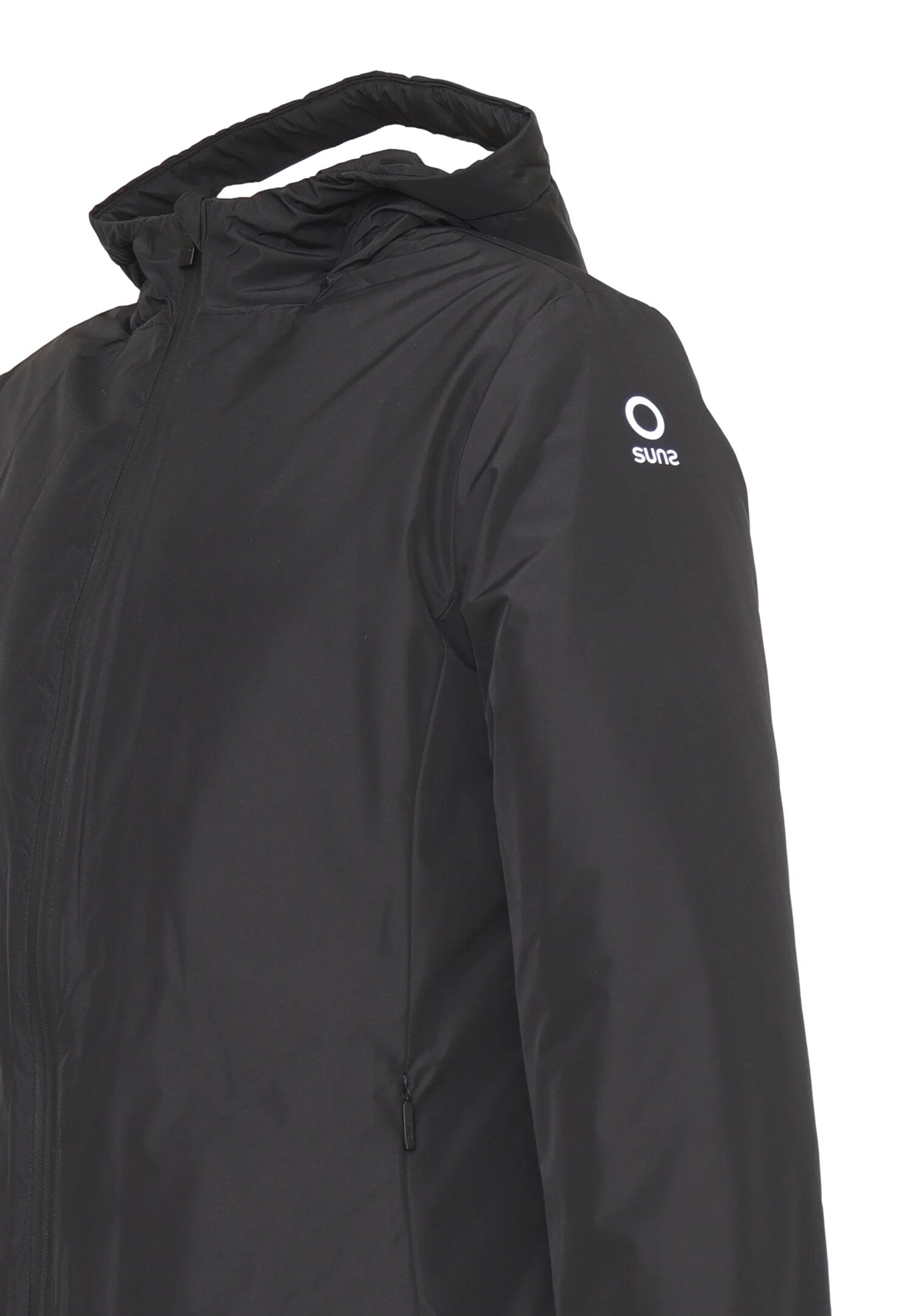 Suns Giubbotto Nero Bambino In Nylon Con Cappuccio |Da Passeggio AI 25 | CammarataMode