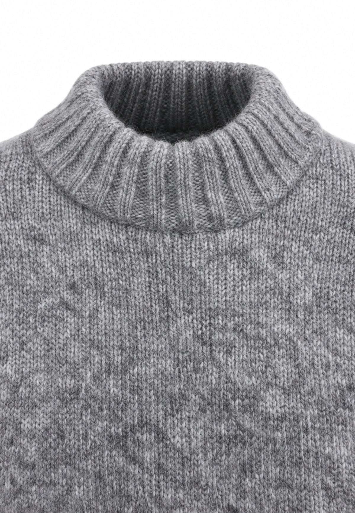 OVERD MAGLIONE LUPETTO GRIGIO MELANGE Bambini e ragazzi OK1944SMG.GRIG_
