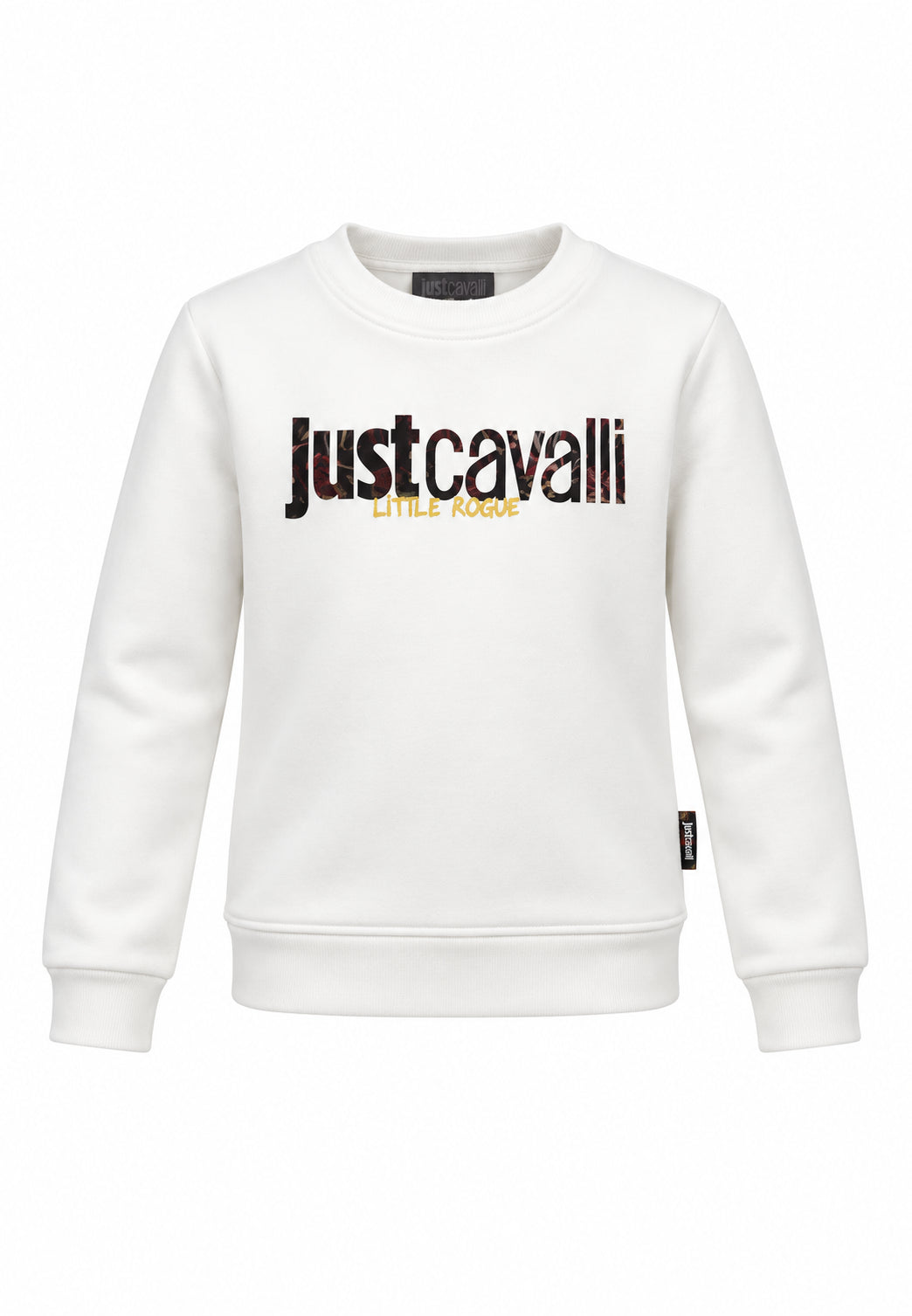 JUST CAVALLI completo BIANCO CON FELPA LOGATA E LEGGINGS Bambine e ragazze jga26168fe.bia_