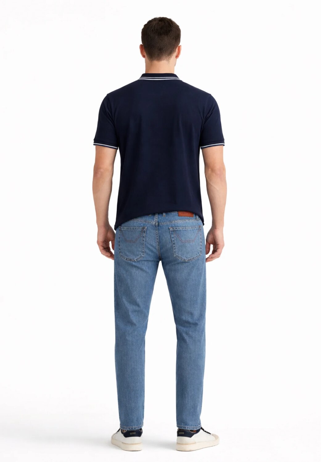 Jeckerson Polo Blu a Mezze Maniche Uomo CTCTPPIQU001_