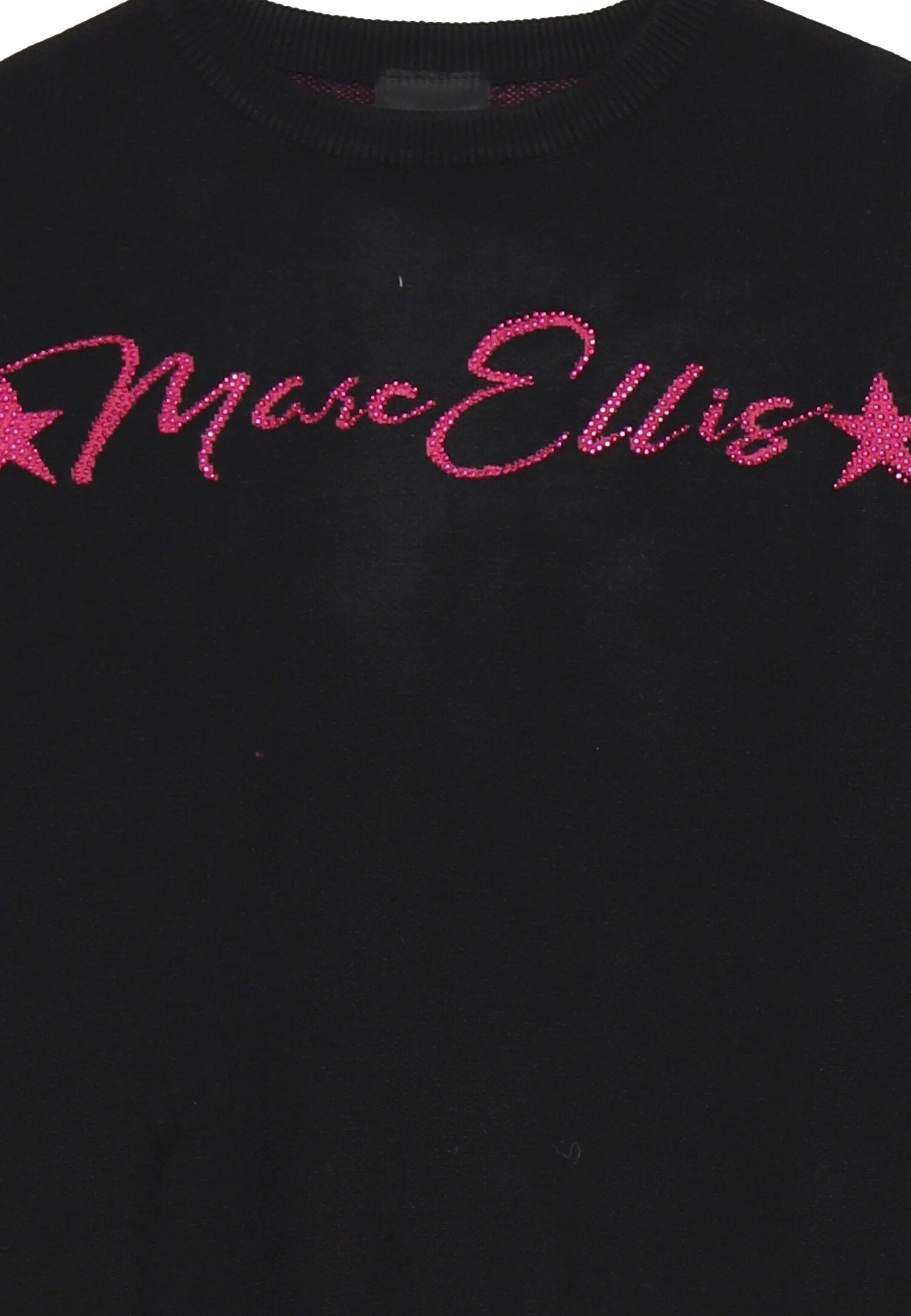 Marc Ellis Maglioncino Nero Bambina In Nylon Girocollo da Passeggio AI25
