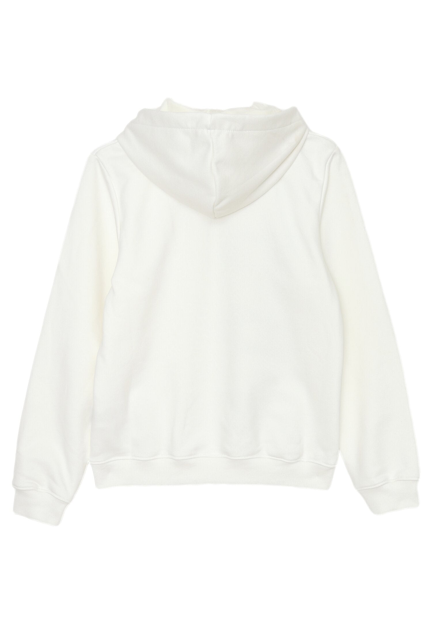 Icon Felpa Bianco Bambino In Cotone Con Cappuccio Passeggio AI25