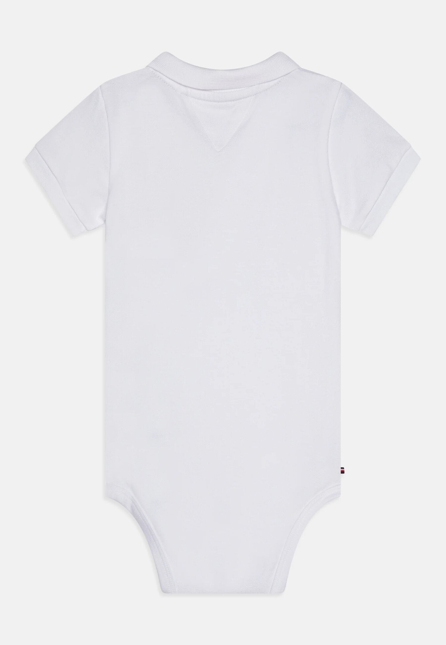 Polo Tommy Hilfiger Bianca in Piquè per Neonati | CammarataMode