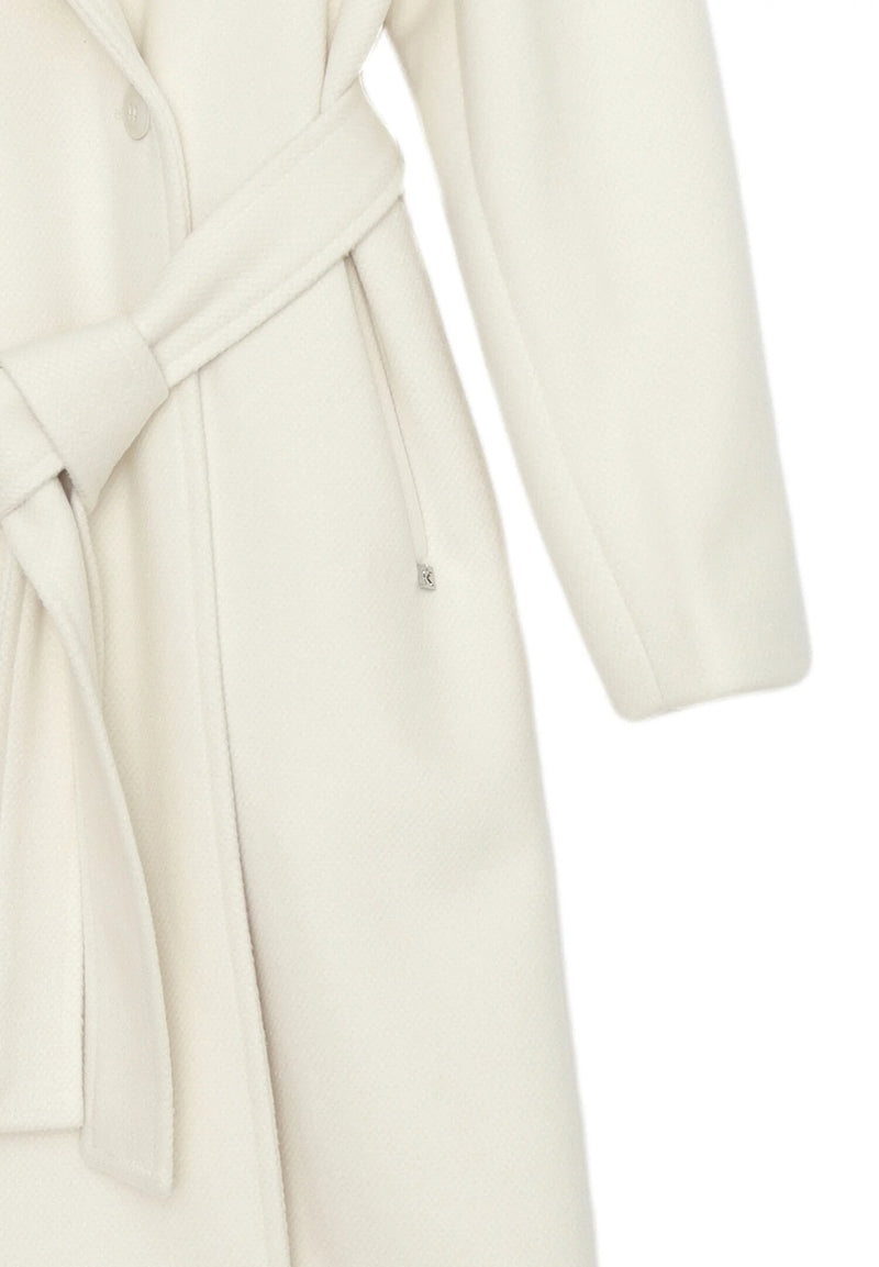 Kocca cappotto panna bambina e ragazza con cappuccio elegante - PANNA | CammarataMode