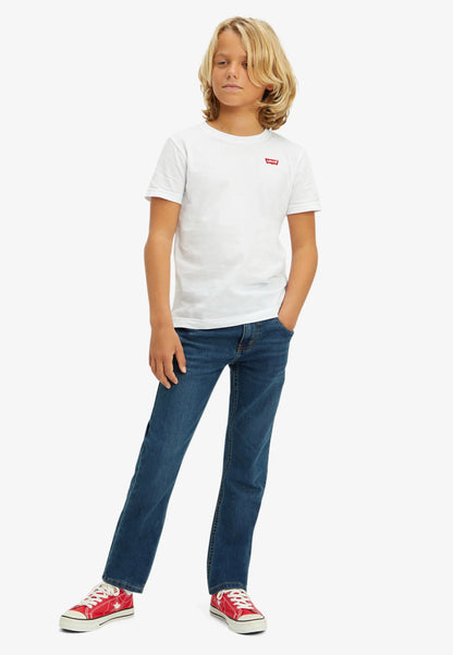 Levi's JEANS BLU DENIM 511 SLIM FIT A CINQUE TASCHE Bambini e ragazzi 9e2006-m8n.denim