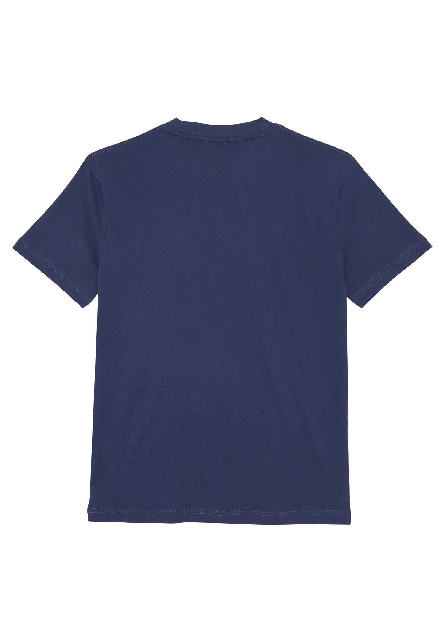 John Richmond t-shirt uomo blu in cotone con stampa logo