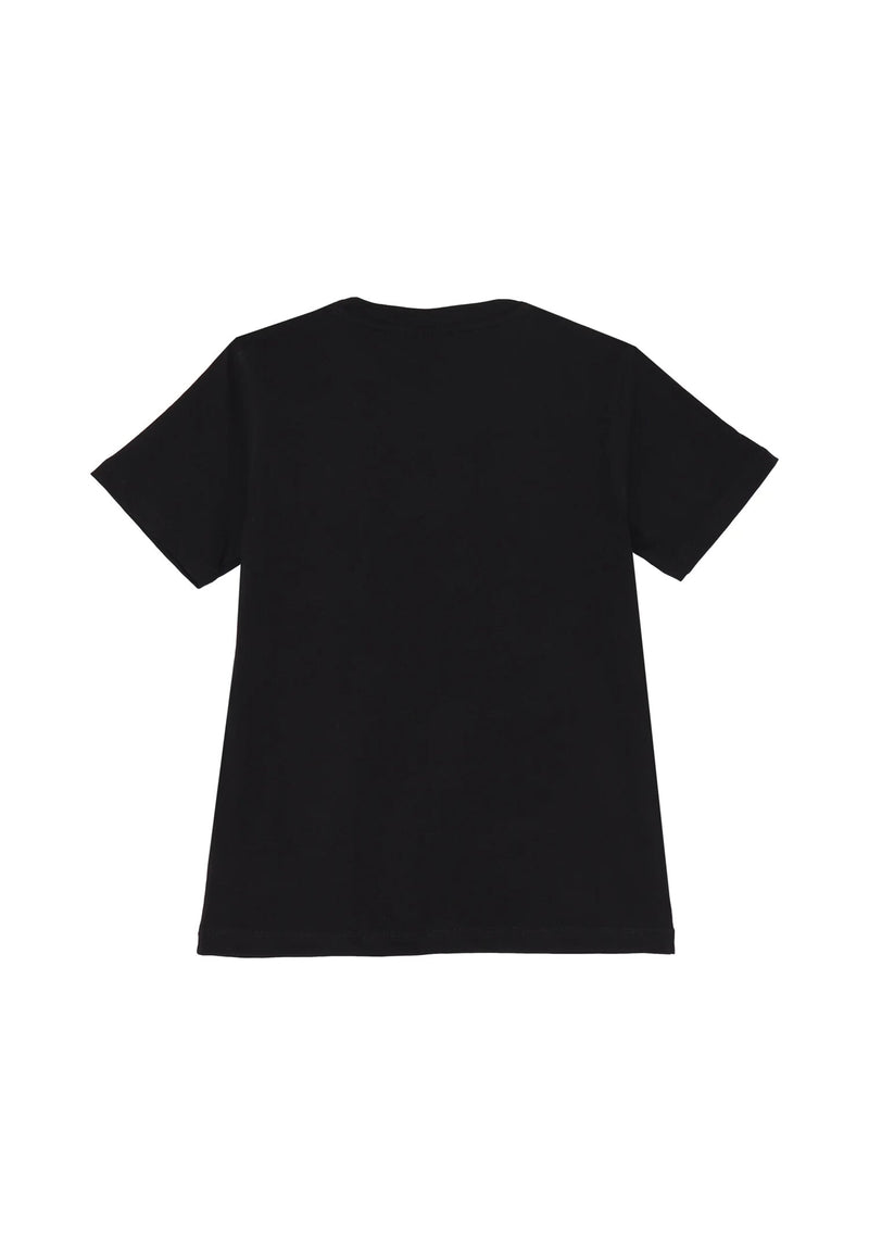 Disclaimer Completo Sportivo Bambino Nero 8-16 Anni Stampa Arancione Urban - NERO | CammarataMode