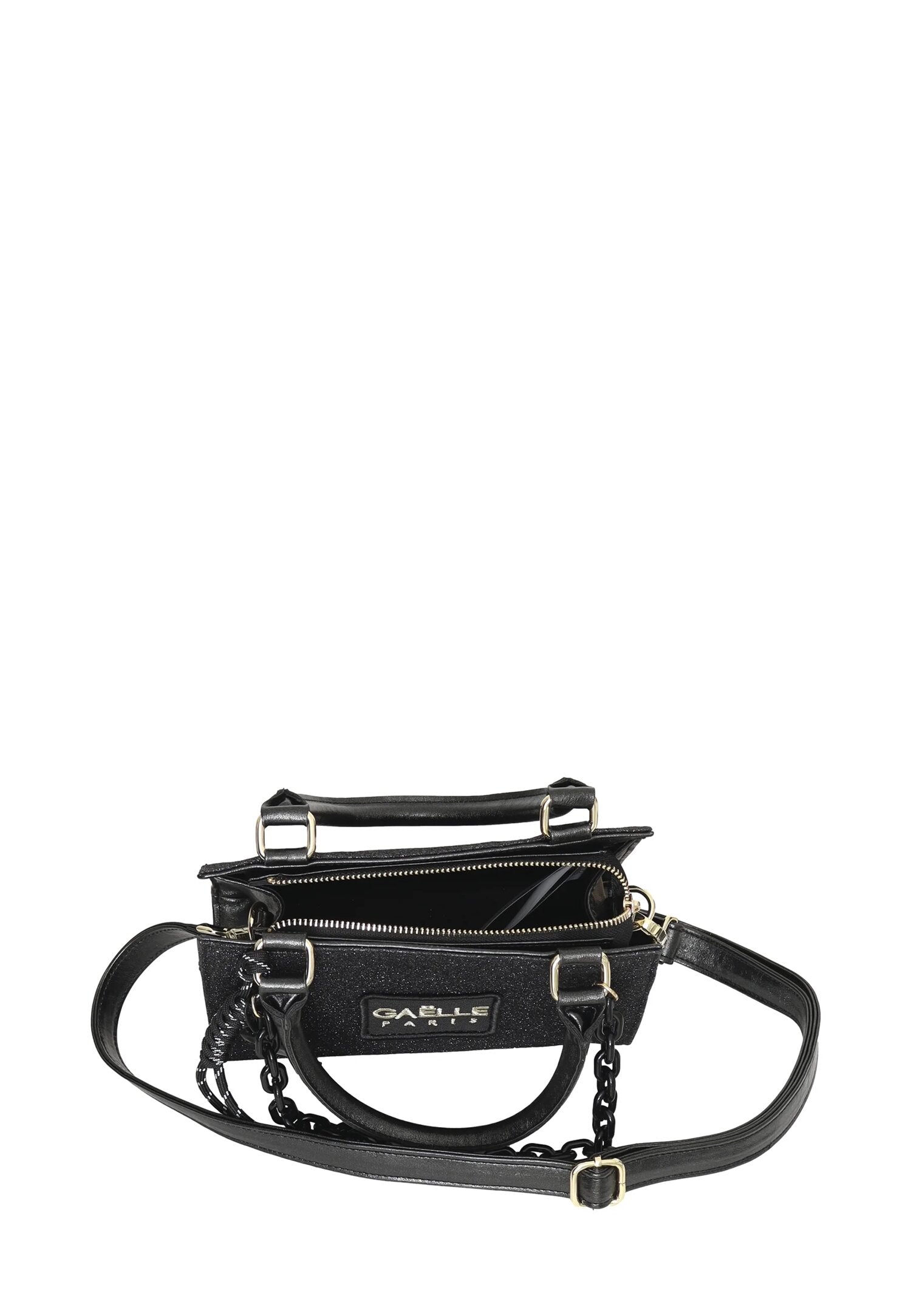 Gaelle Paris Borsa Nera Bambina In Ecopelle Tracolla Elegante AI25