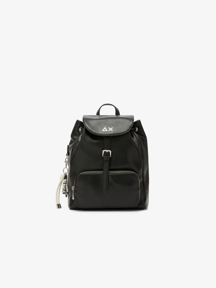 Sun68 zaino nero donna logo sul davanti