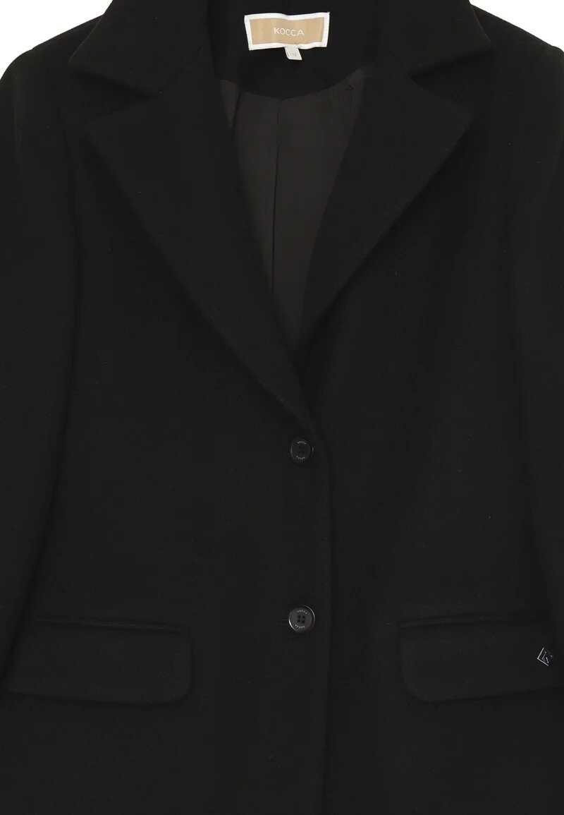 Kocca cappotto corto nero bambina e ragazza elegante invernale - NERO | CammarataMode
