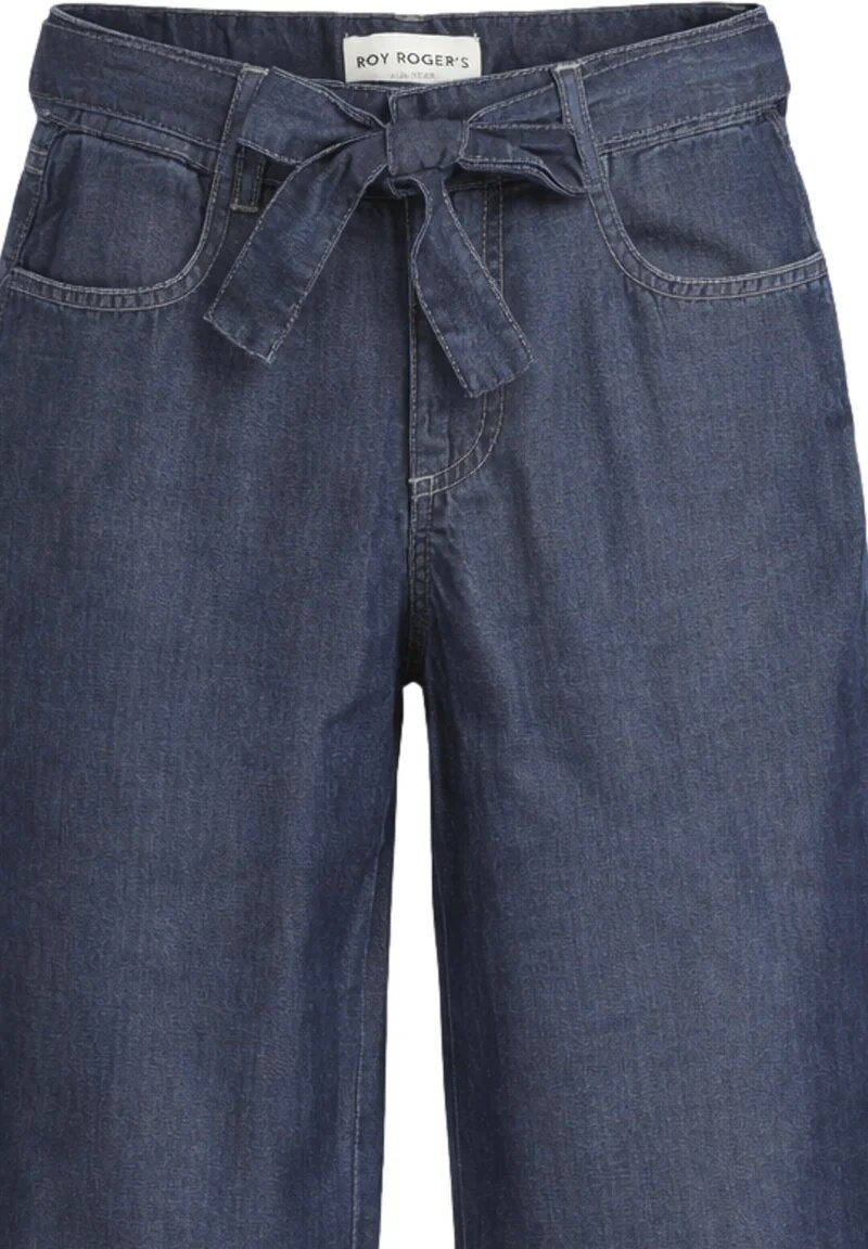 Roy Roger's Jeans Blu Con Cintura Che Si Allaccia Bambina RG156_