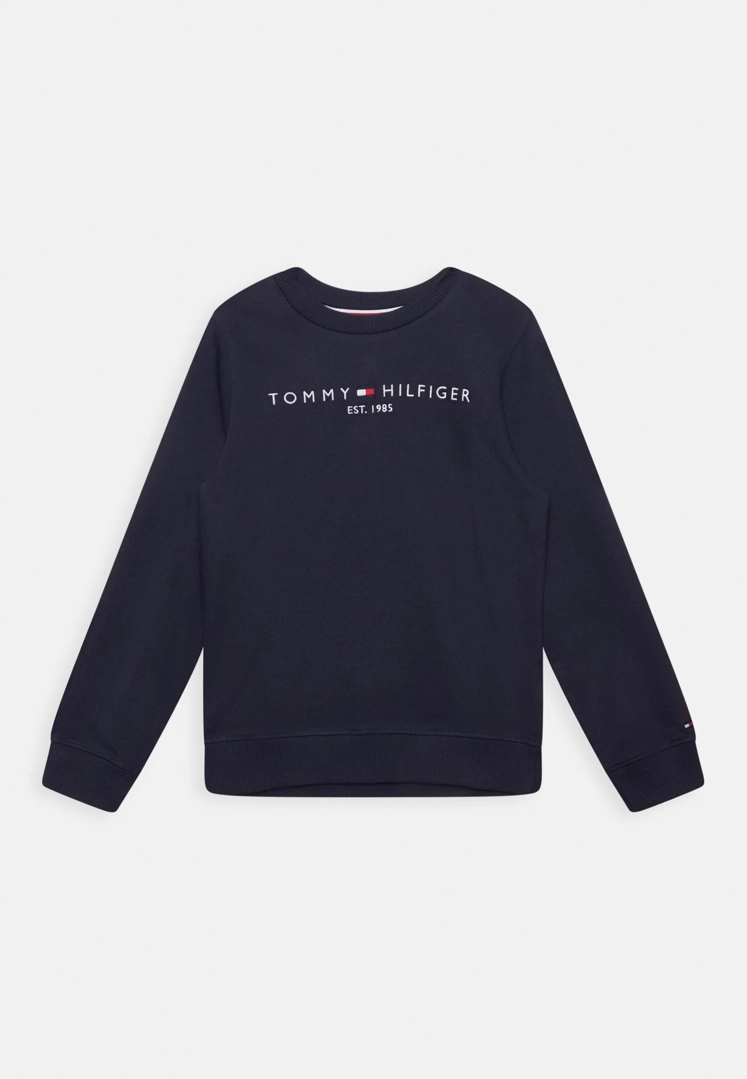 Tommy Hilfiger Felpa Blu Con Logo Centrale Bambino KS0KS00212C87JUN_