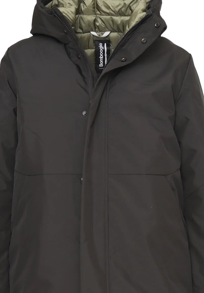 Bomboogie Giubotto Nero Bambino In Poliestere Con Cappuccio Stile Elegante I25