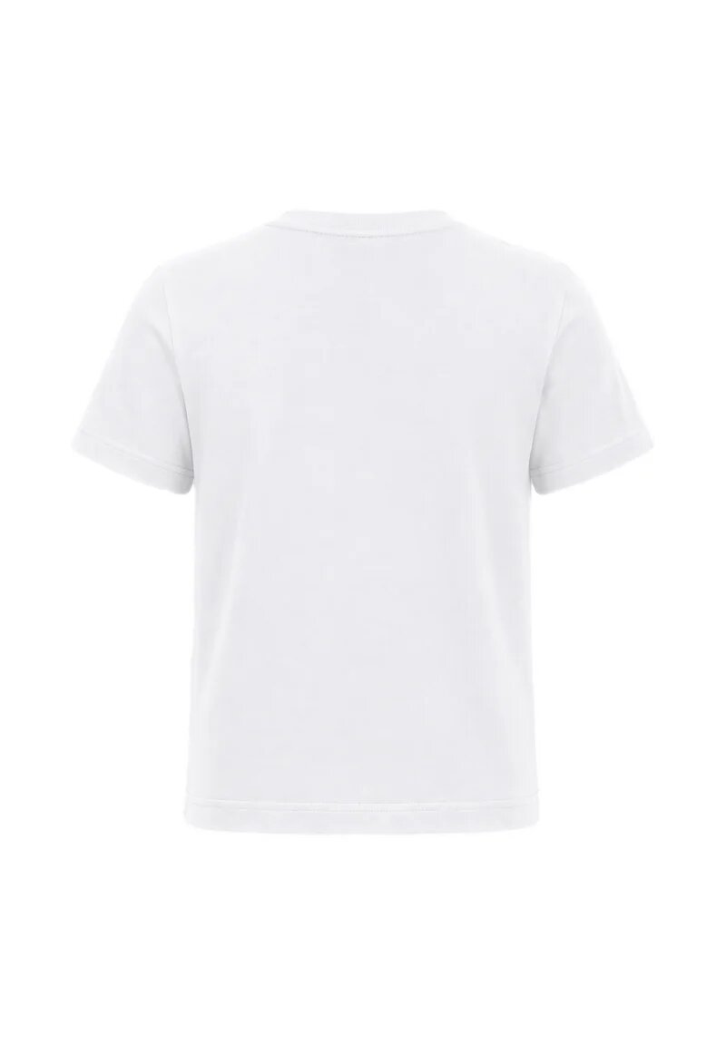 Diesel Tshirt Bianca Con Logo Effetto Bagnato Bambino TADJUSTK_