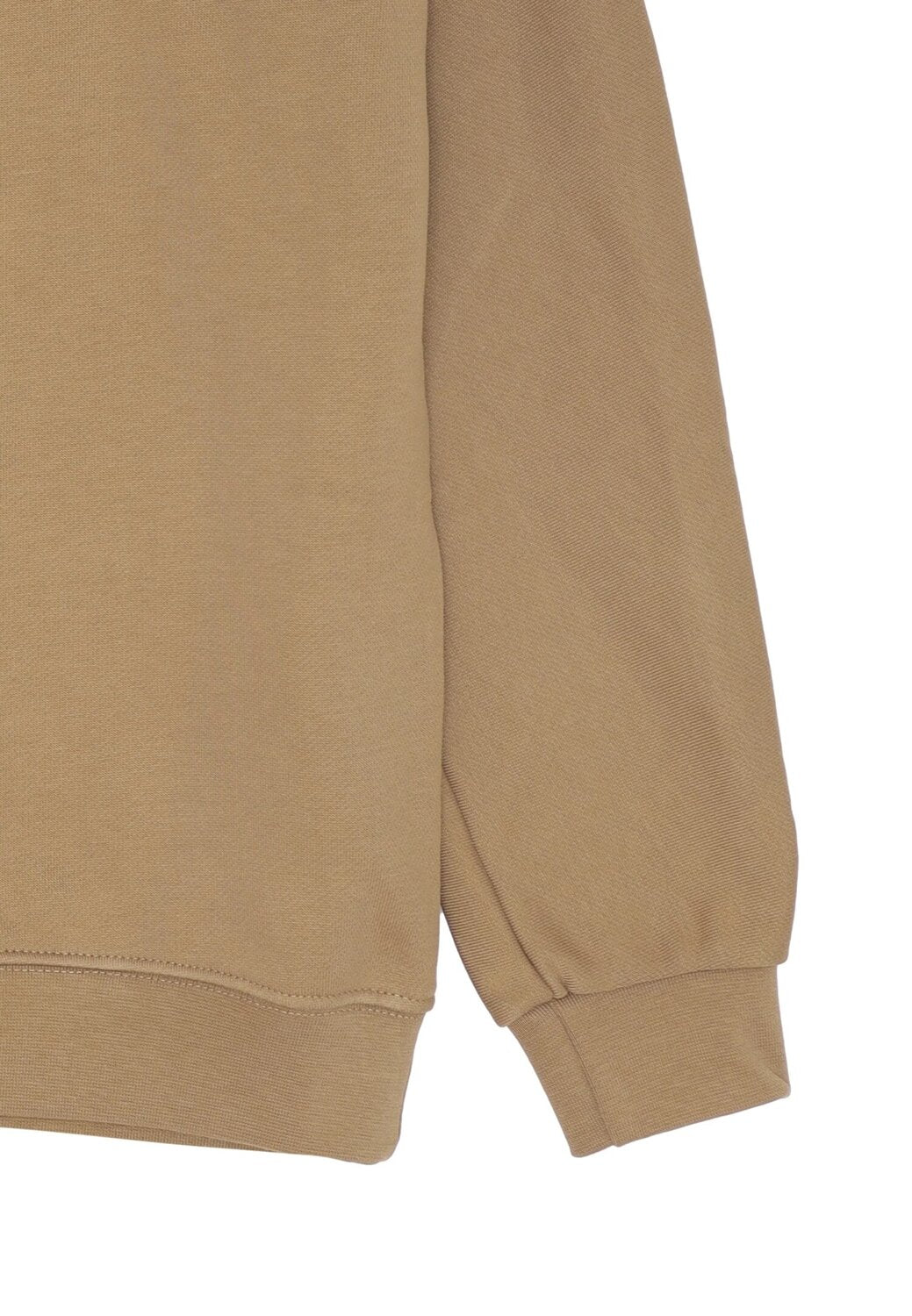 Disclaimer felpa con cappuccio bambino marrone cotone inverno logo bianco