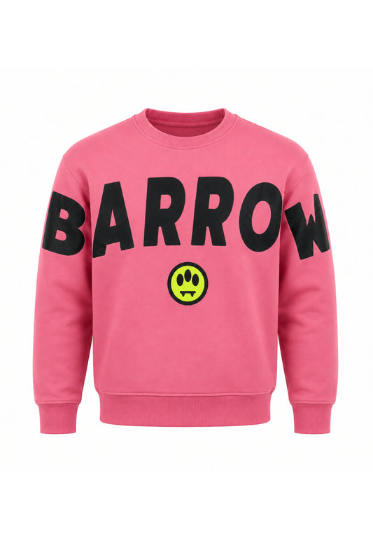 Felpa ROSA girocollo CON MAXI SCRITTA Bambini e ragazzi F6BKJUSW016.ROSA_