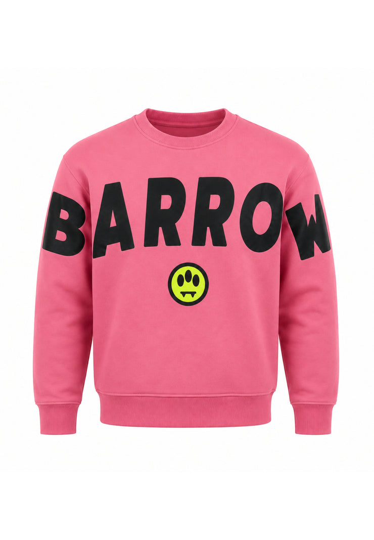 Felpa ROSA girocollo CON MAXI SCRITTA Bambini e ragazzi F6BKJUSW016.ROSA_