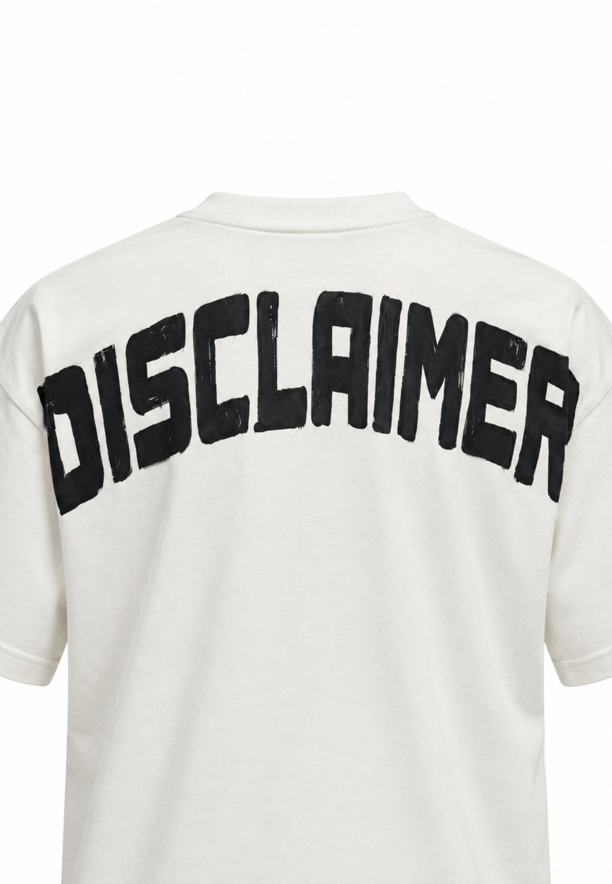 Disclaimer T SHIRT PANNA A MEZZE MANICHE LOGO MAXI RETRO Bambini e ragazzi 26IDK59102.PANNA_
