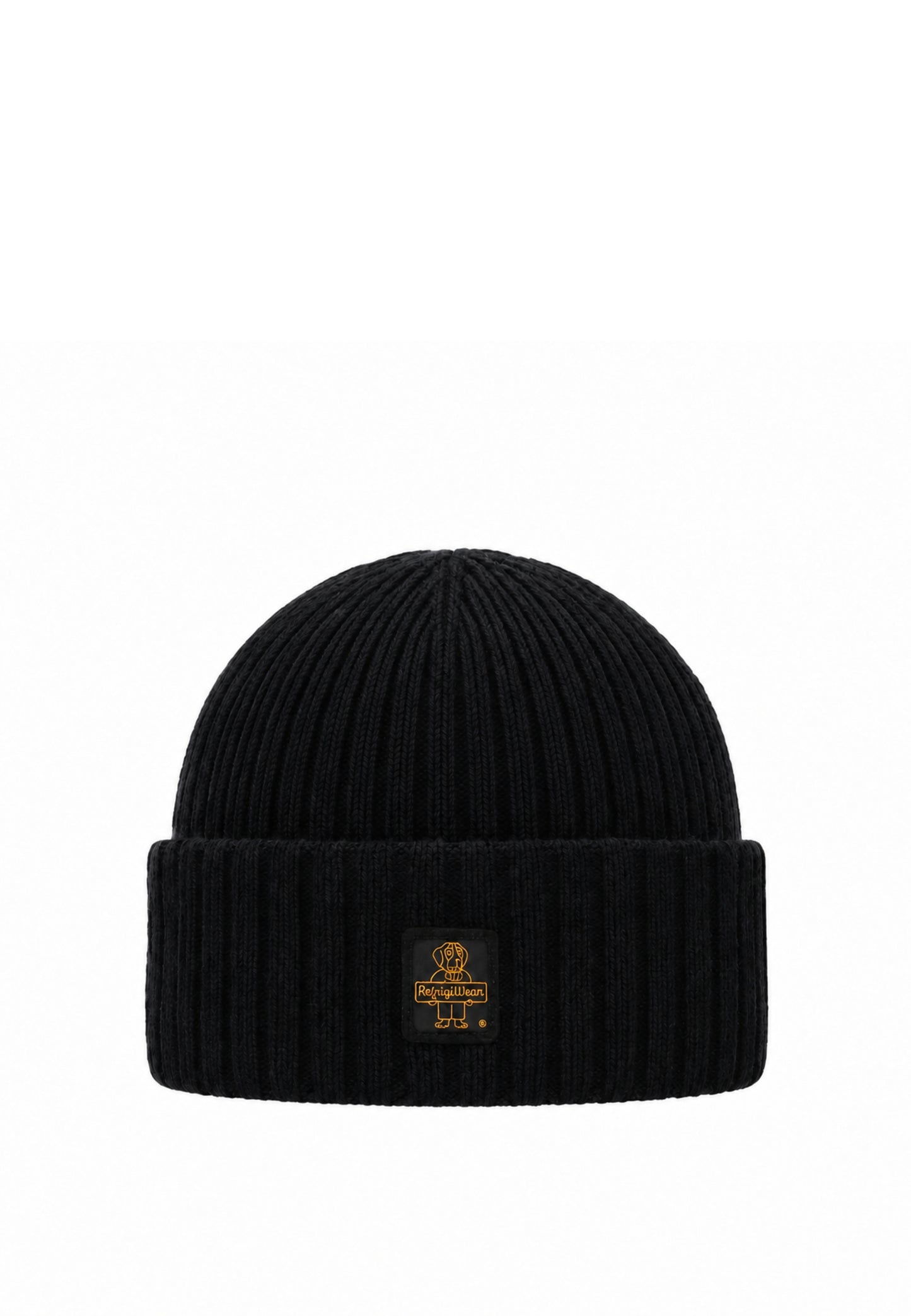REFRIGIWEAR CAPPELLO nero IN LANA CON LOGO Uomo colorado hat.ne_
