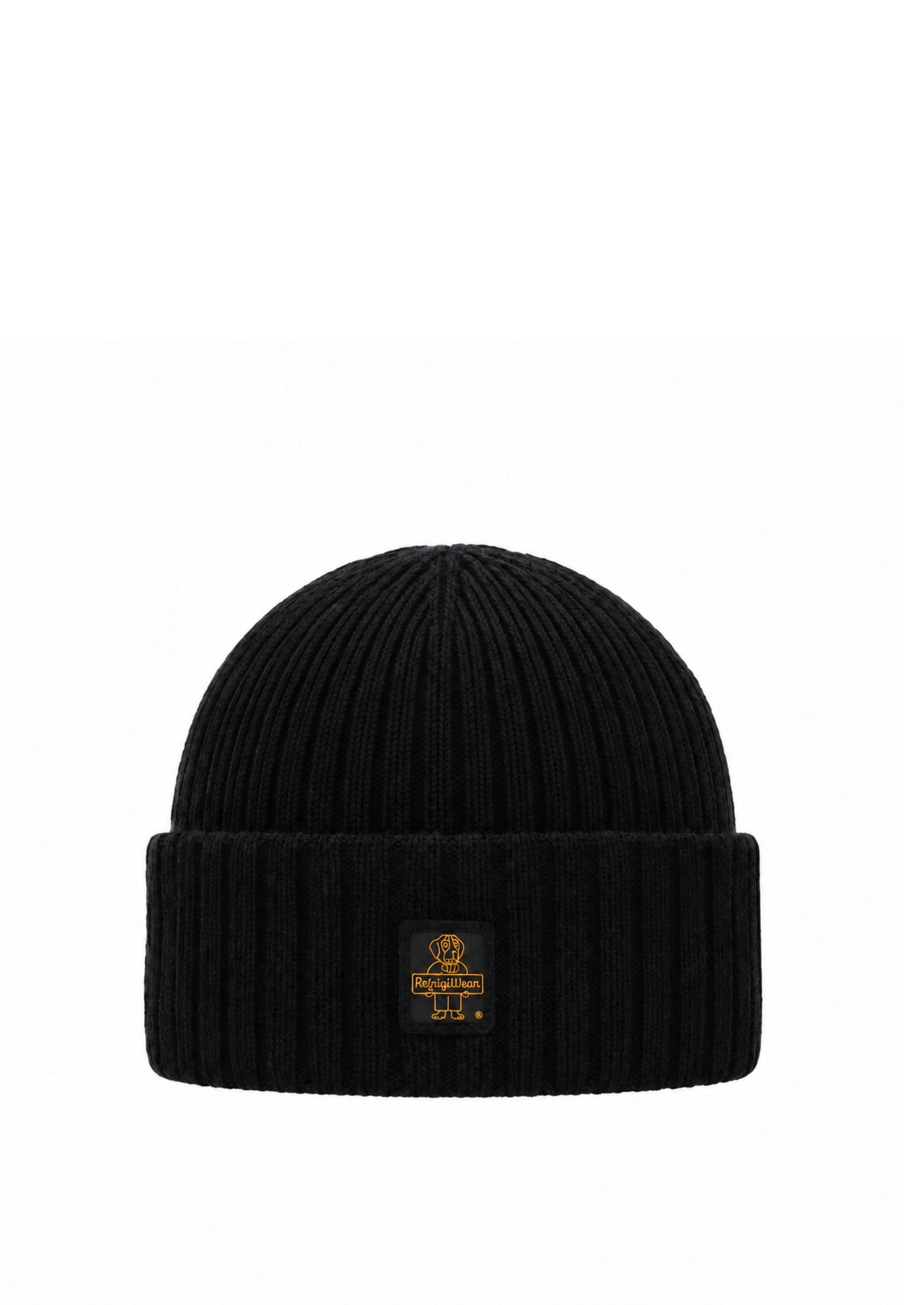 REFRIGIWEAR CAPPELLO nero IN LANA CON LOGO Uomo colorado hat.ne_
