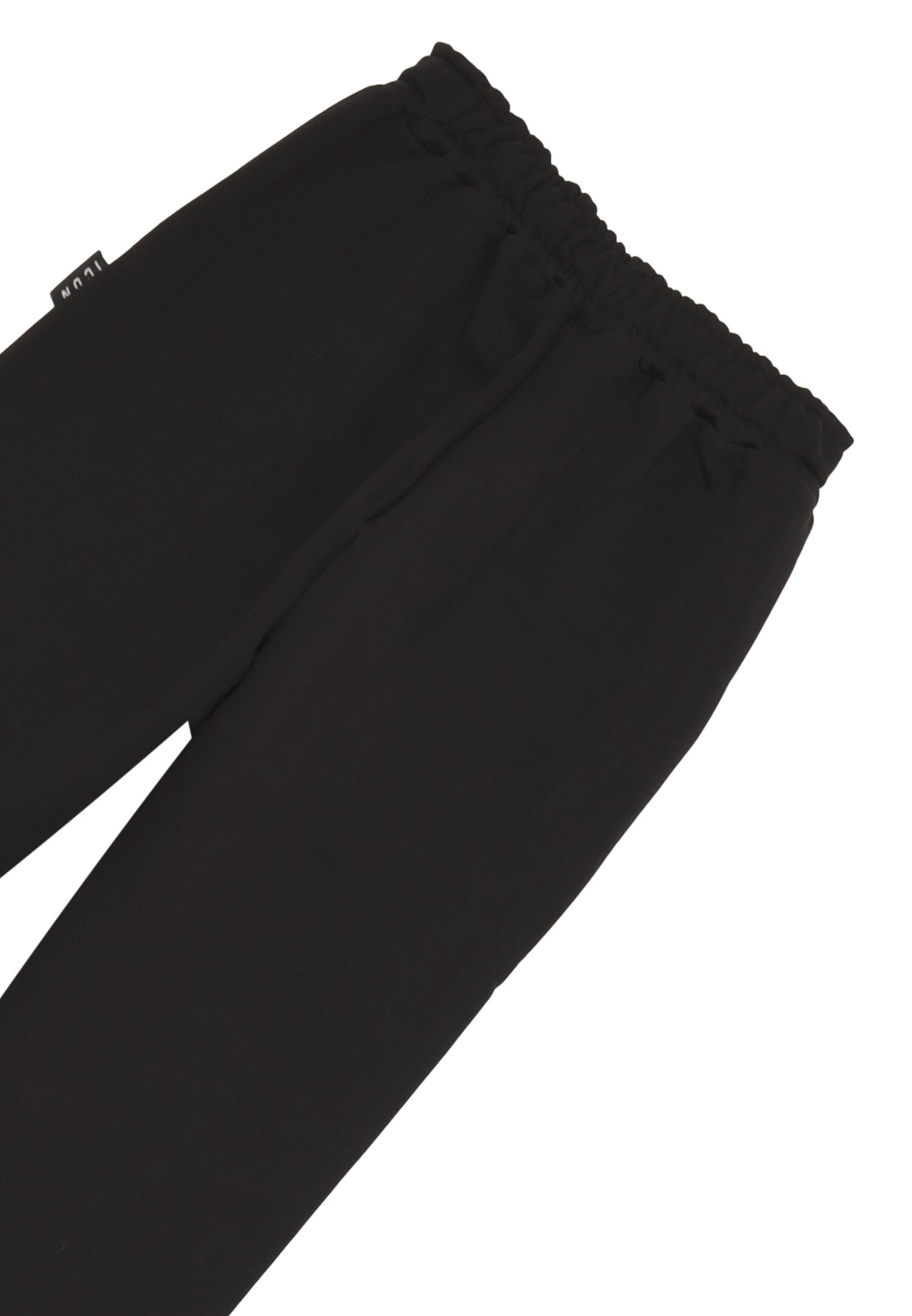 Icon Pantalone Nero Bambino In Cotone Vita Regolabile Sportivo AI25