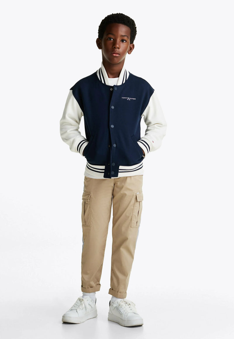 TOMMY HILFIGER Pantaloni Cargo Beige con Tasconi Bambini e Ragazzi - BEIGE | CammarataMode