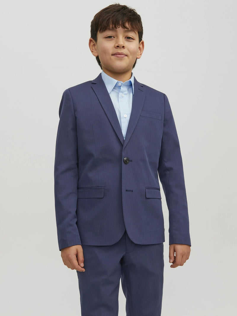 Jack & Jones Junior giacca elegante bambino e ragazzo medieval blu slim - BLU COBALTO | CammarataMode