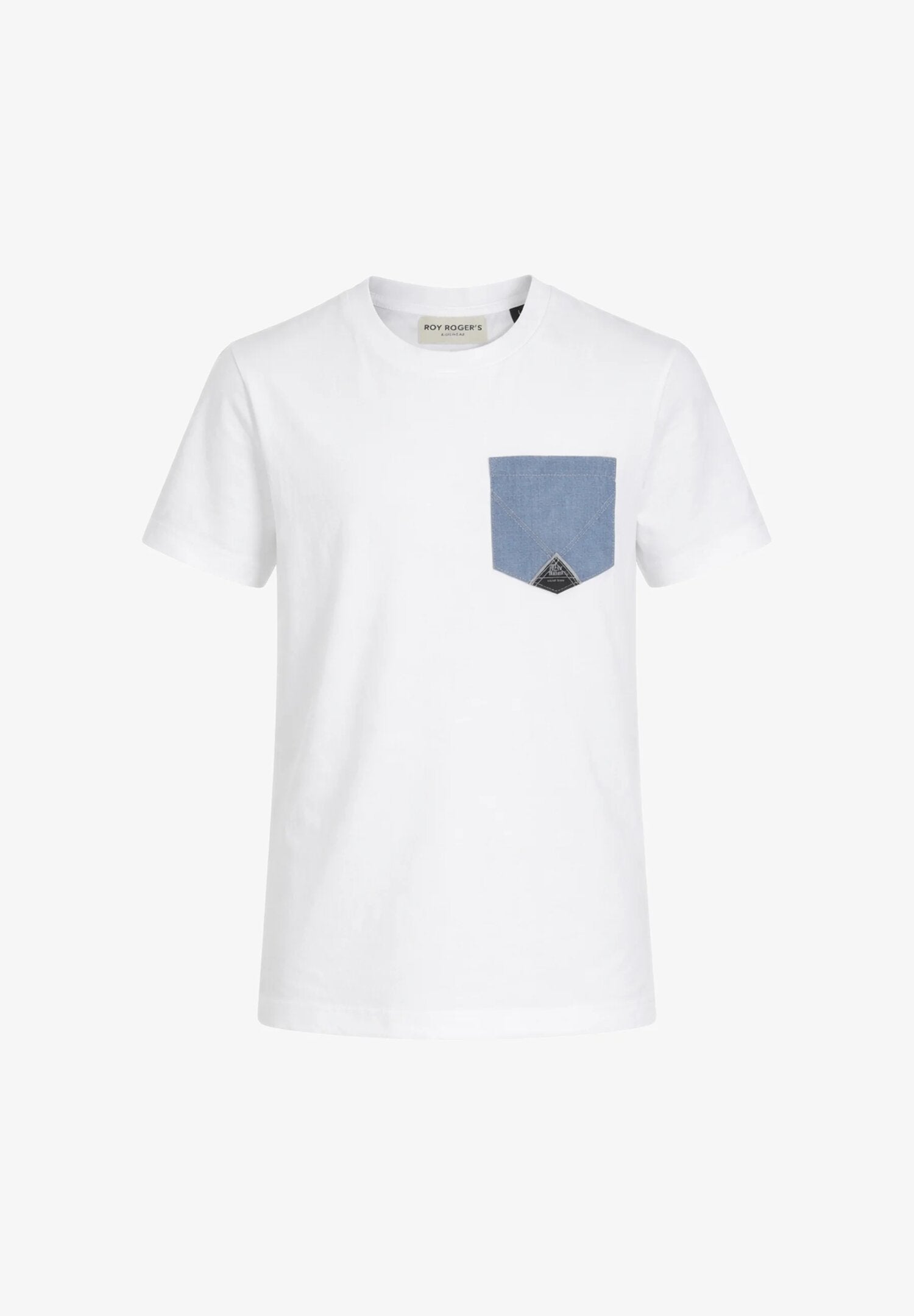 Roy Roger's Tshirt Con Taschino Bianco Bambino RG104_