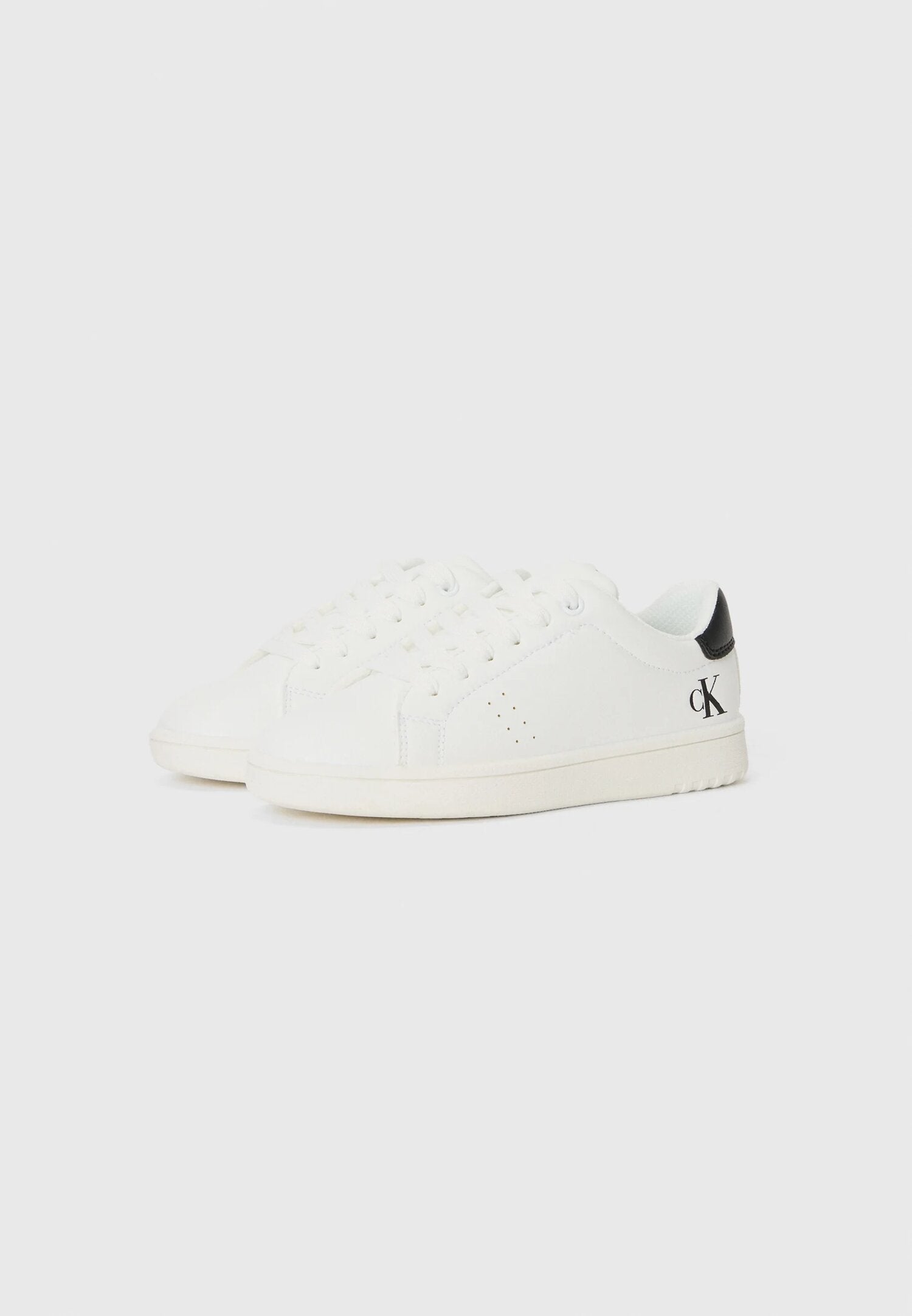 Calvin Klein Scarpa Bianca Bambino In Ecopelle Sneakers Basse | Sportivo AI25 | CammarataMode