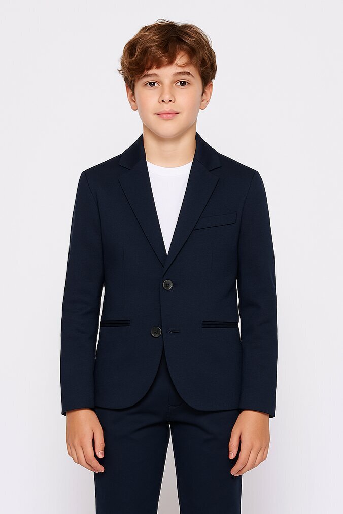 Jack & Jones giacca bambino ragazzo blu navy elegante slim fit