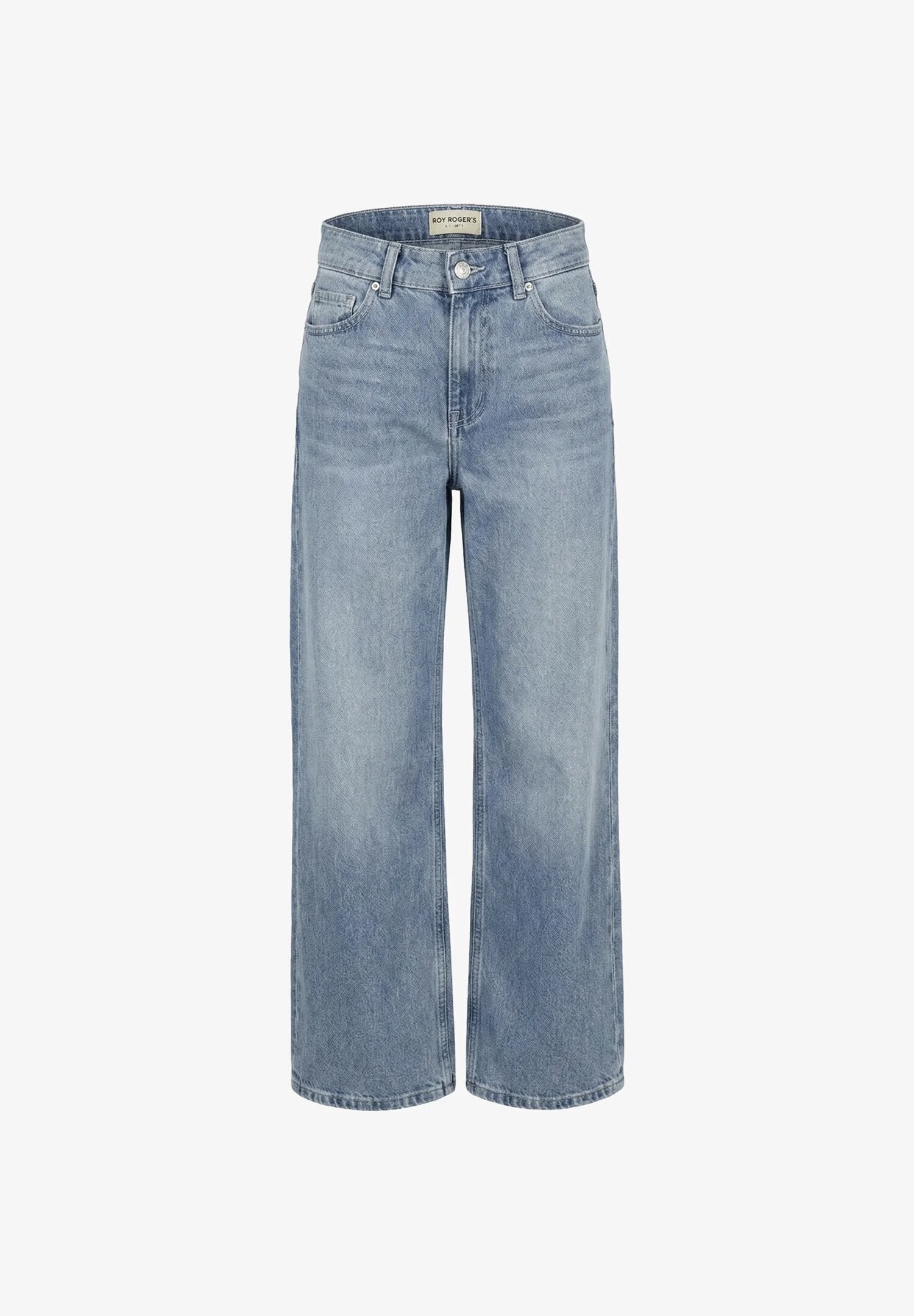 Roy Roger's Jeans Denim Chiaro Larghi Wide Leg Bambina RG159_
