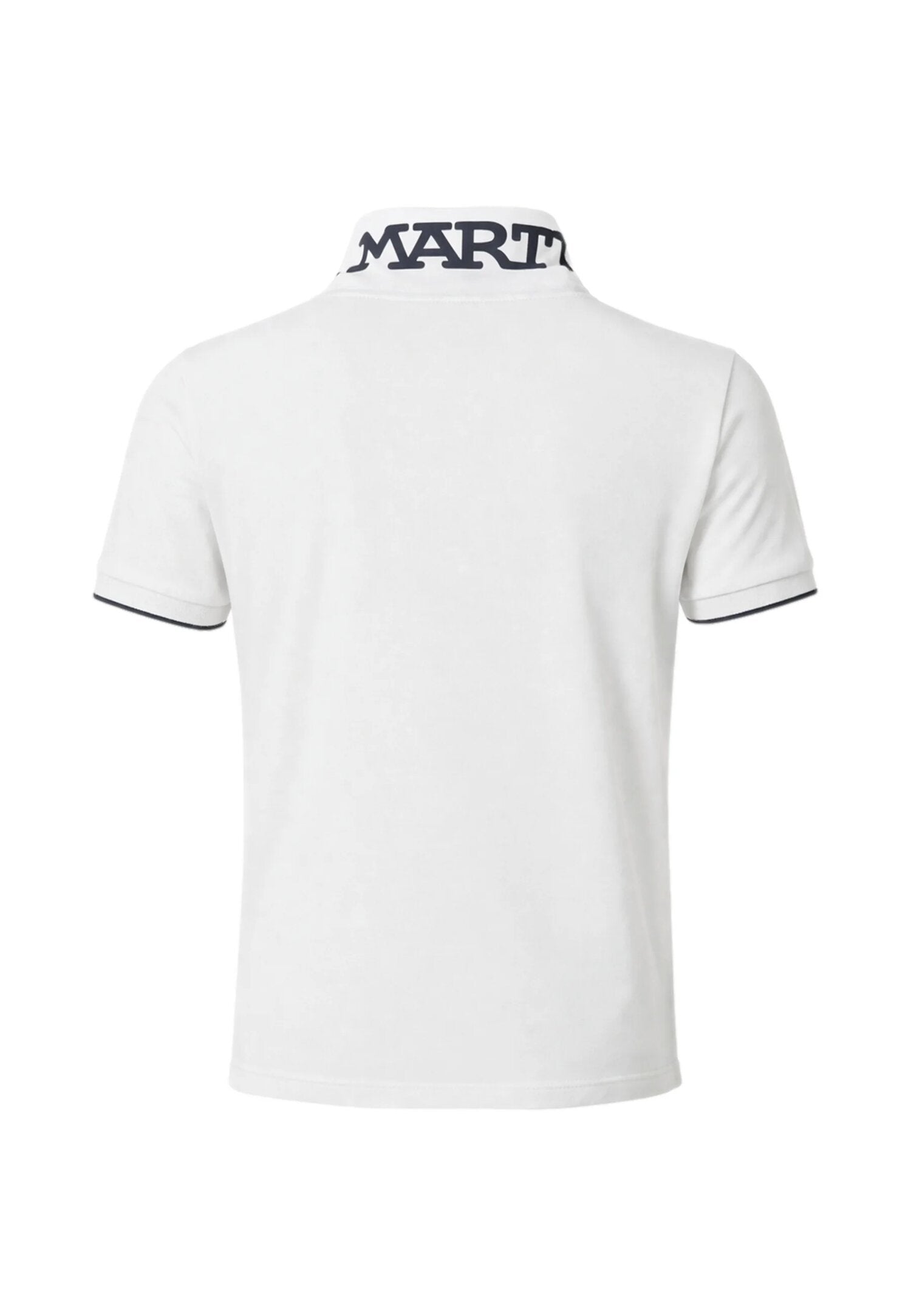 La Martina Completo Con Polo Bianca e Logo Blu Bambino MAB0037_