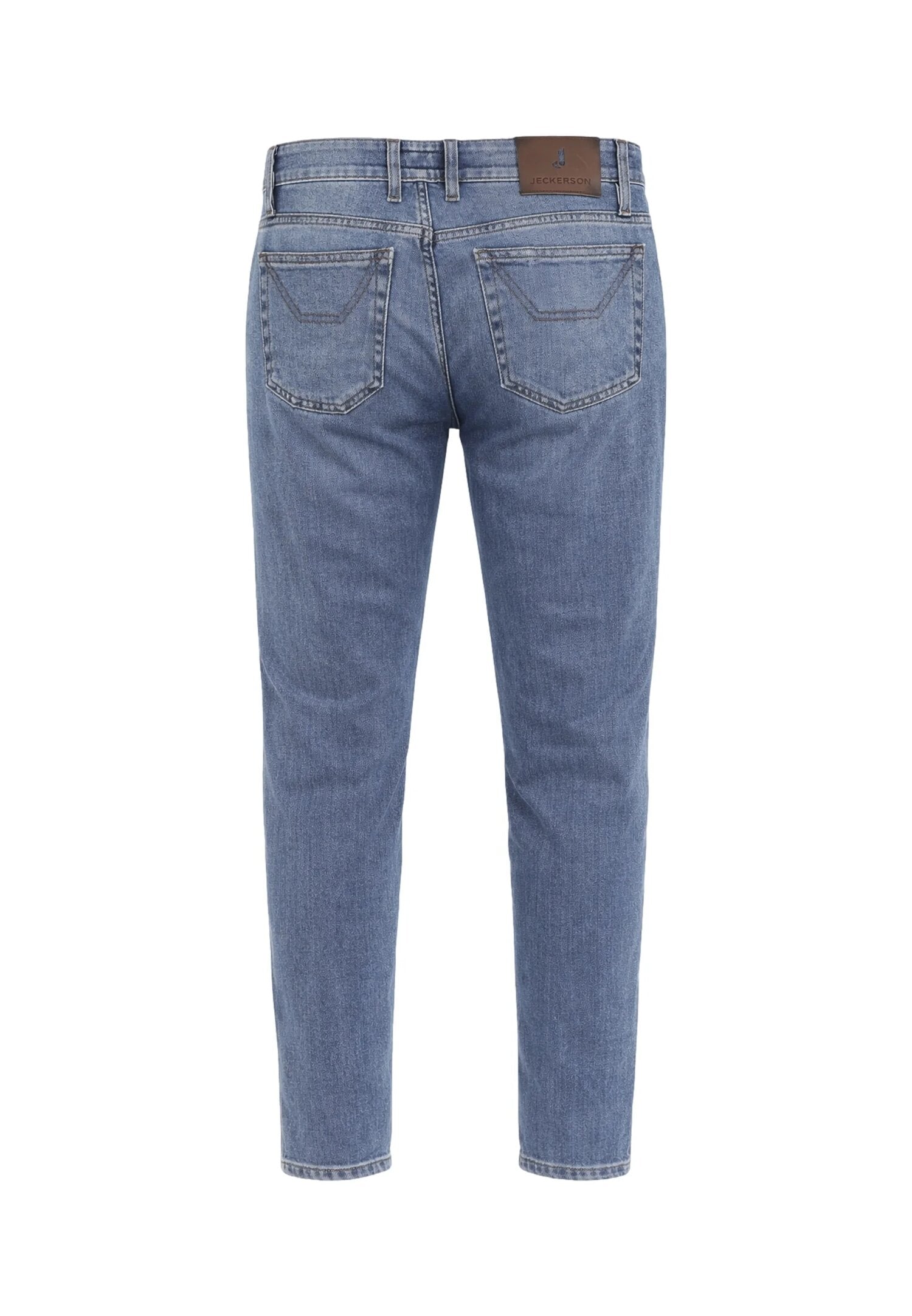 Jeckerson Jeans Cinque Tasche Slim Con Toppa Uomo DNDTFDENI043_