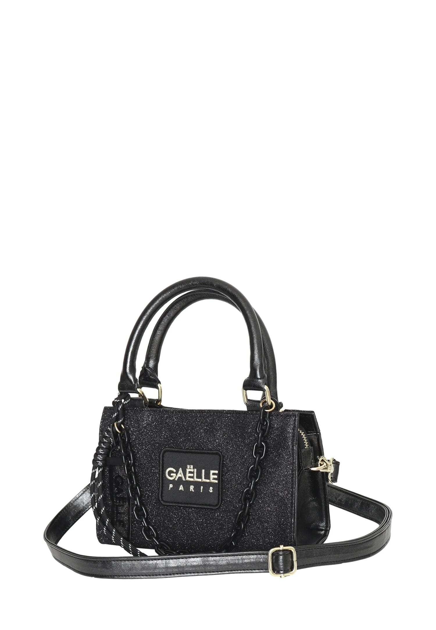 Gaelle Paris Borsa Nera Bambina In Ecopelle Tracolla Elegante AI25