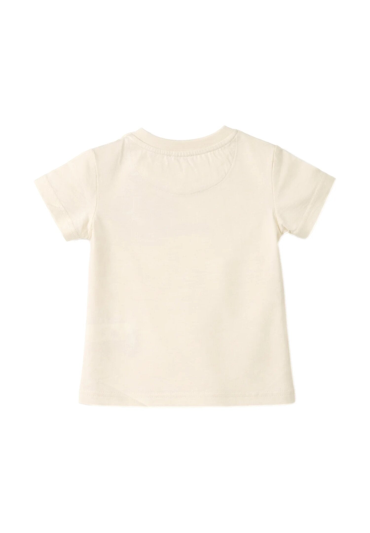 Just Cavalli Completo Estivo Tshirt Bermuda Panna Jc Neonato JIP26044CJ_