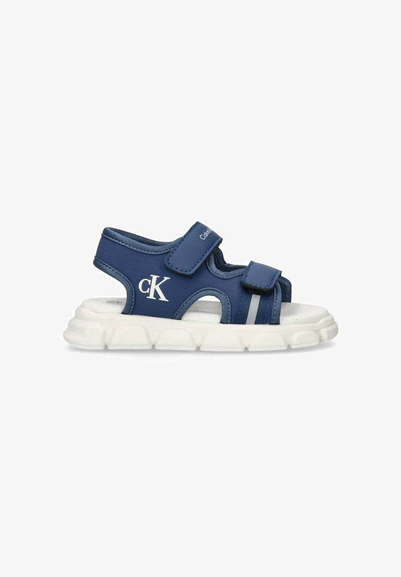 Calvin Klein Jeans Kids Spring Summer 2025 Blue Sports Sandals - ROYAL | CammarataMode