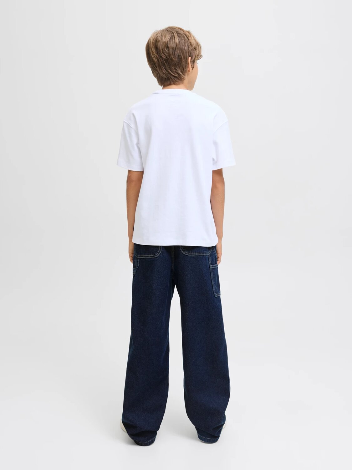 Jack & Jones Junior Jeans Carpenter Blu Bambino In Denim Passeggio AI25