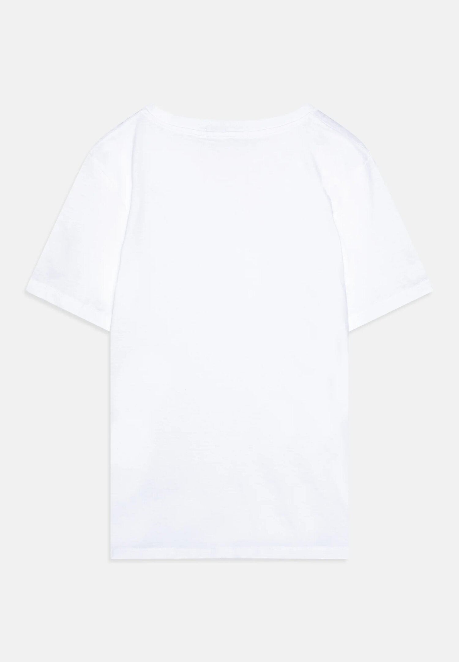 Calvin Klein Tshirt Bianca Bambino In Jersey Maniche Corte Passeggio PE26