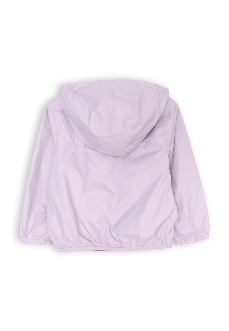 K-Way Jacket Lilac Baby Girl Spring Summer 2025 with Hood - LILAC | CammarataMode