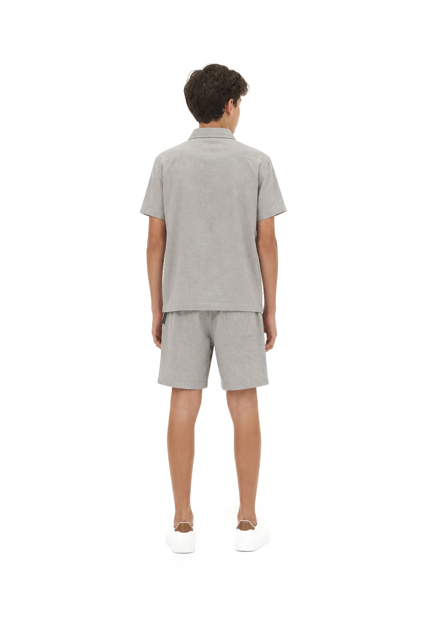 John Richmond Completo Grigio Misto Lino Bambino RBP26213CL_