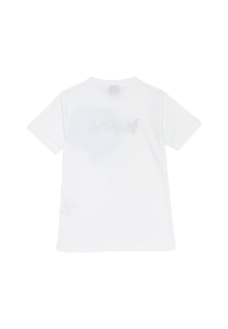 Disclaimer Off White Black Kids Sports Set 8-16 Years Blue Print - WHITE | CammarataMode