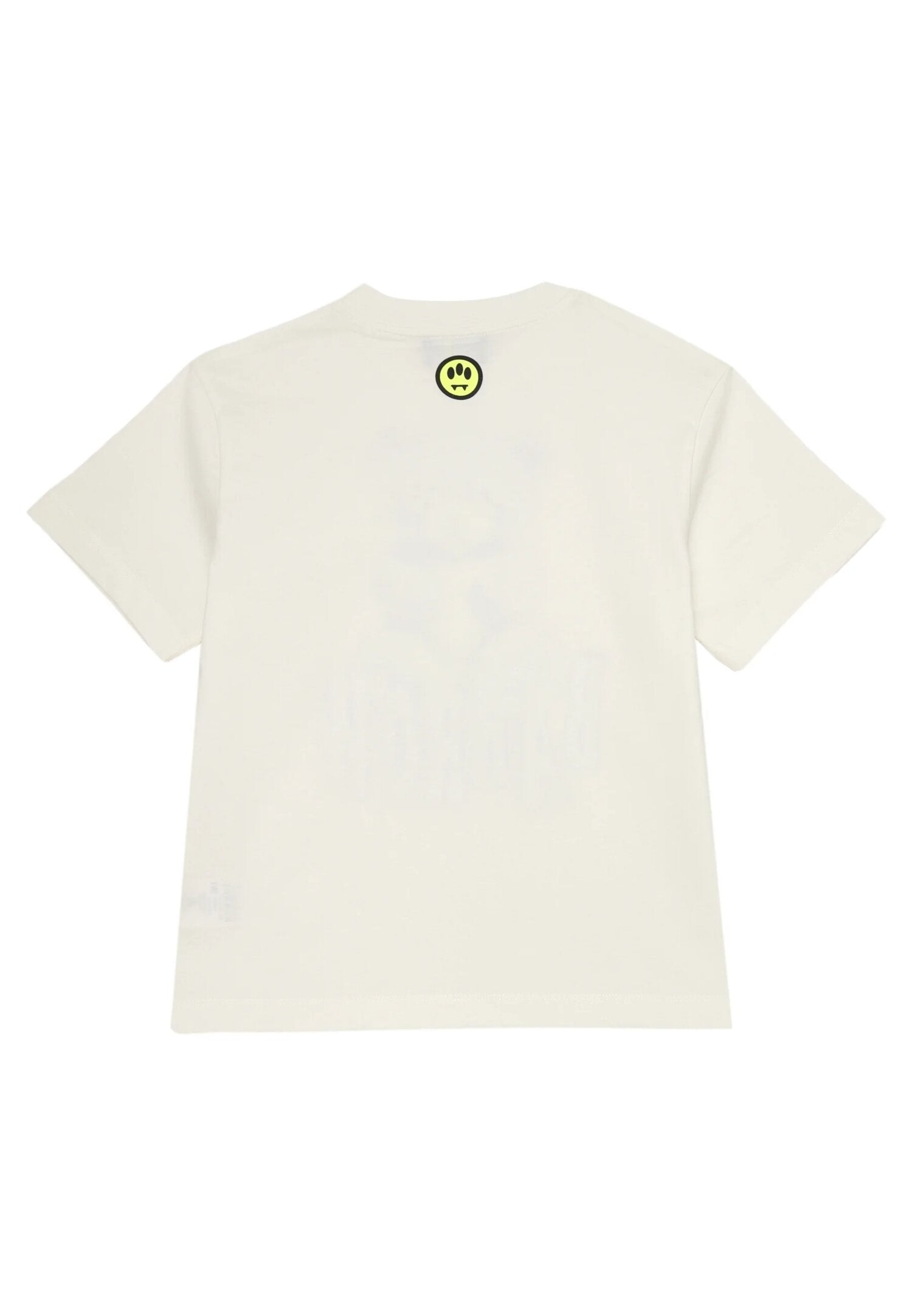 Barrow Tshirt Bianca Bambino In Cotone Maniche Corte Sportivo AI 25