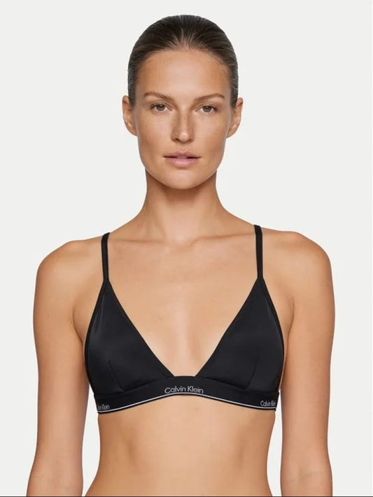 Calvin Klein costume nero donna logo lettering