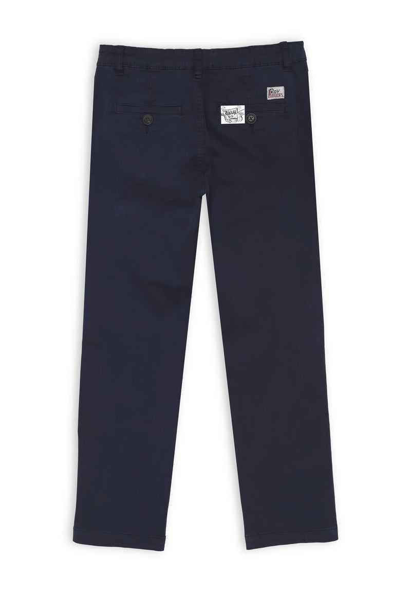 Roy Rogers - Kids Slim Chino Pants Blue - Spring Summer 2025 - BLUE | CammarataMode