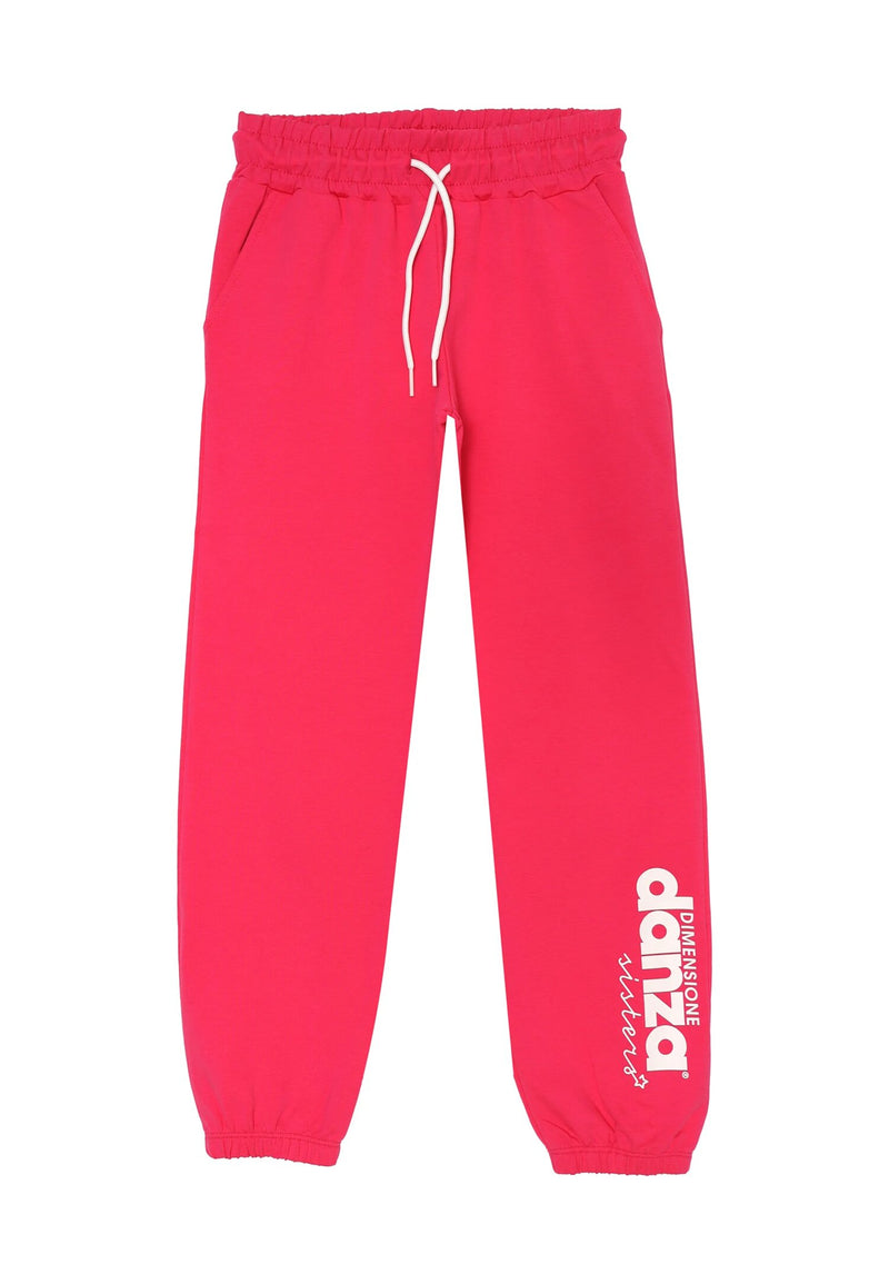 Size Dance tracksuit girl fuchsia 2-16 years crop sweatshirt with hood - FUCHSIA | CammarataMode