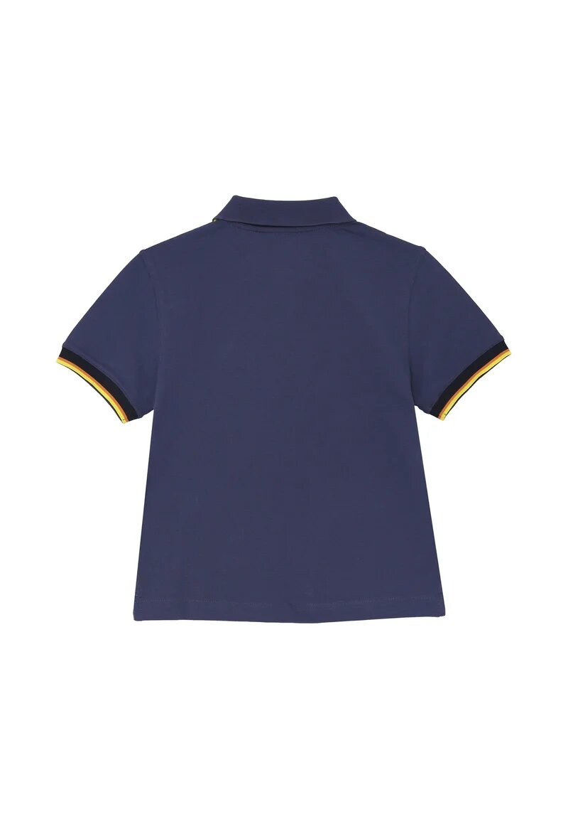 K-Way Polo Blue Child Kids Junior Short Sleeve Summer - BLUE | CammarataMode