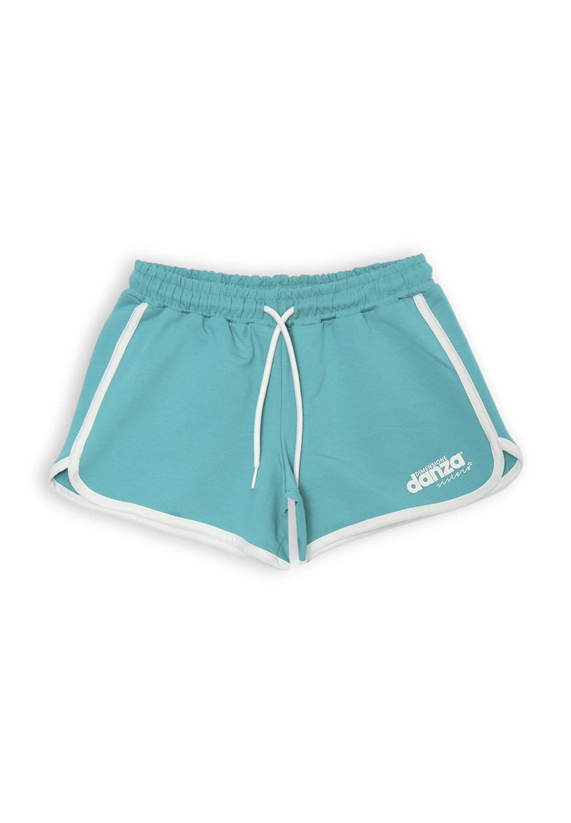 Completo Dimensione Danza bambina turchese cotone sportivo estate 2025 - VERDE ACQUA | CammarataMode